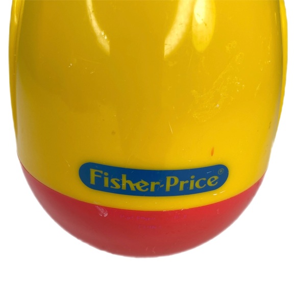 Fisher Price Plastic Tipsy Rocking Teddy Bear Chime Rocking 5” - Picture 10 of 10